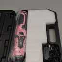 Enertwist Electric Screwdriver, 8V Max 10Nm Pink Cordless Screwdriver Rechargeable Set with 82 Accessory Kit and Charger in Carrying Case, 21+1 Cluth, Dual Position Handle, LED Light