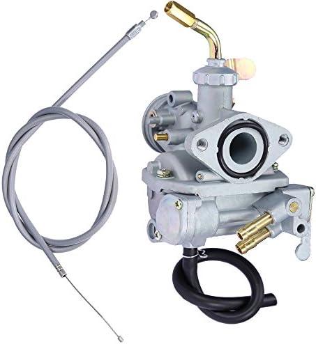 Hoypeyfiy CT70 Carburetor Carb with Throttle Cable Replacement for Honda CT70 CT70H KO Trail Bike 1969-1977