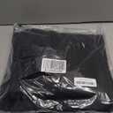 Chyhomenyc Black Curtains 96 Inch Length 2 Panels, Faux Linen Textured Semi Sheer Light Filtering Airy Soft Privacy Farmhouse Curtain Drapes for Living Room Bedroom, Each 40" Wx96 L