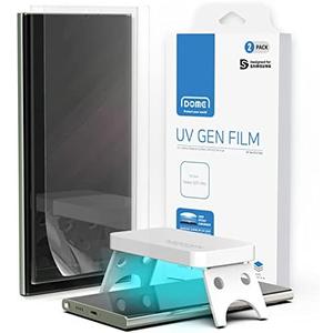 DOME GLASS Screen Protector 2-Pack, UV GEN Film for Samsung Galaxy S23 Ultra, Hard Coated, Scratch Resistant, Anti-Fingerprint, Water Repellent, 6.8in Screen, 2 Pieces