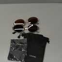 livho 2025 Trendy Oval Sunglasses - Stylish Polarized Shades for Everyday - Retro Metal Frames