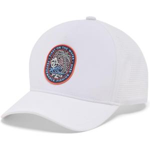 Columbia Unisex-Adult PFG Elite 3D Stretch Snap Back (One Size, White/Pfg Breakline Fl)