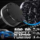 Radio Knob Button Volume Stereo Tuner, Stereo Audio Volume Radio Tuner Control Switch Knob Ring for Nissan for Qashqai for Juke for X-Trail for Note and for Micra models (Injection molding process)