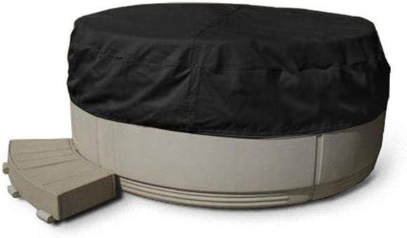 Covermates Classic Round Hot Tub Cover – 80 Diameter x 14H, Black
