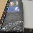 URPOWER Back Seat Extender for Dogs - Large Hard Bottom Dog Car Seat Cover Holds 550lbs, Waterproof Comfortable Dog Hammock Pet Bed with High-Density Foam Non-Slip Backseat Protector for Cars, SUVs (Black)