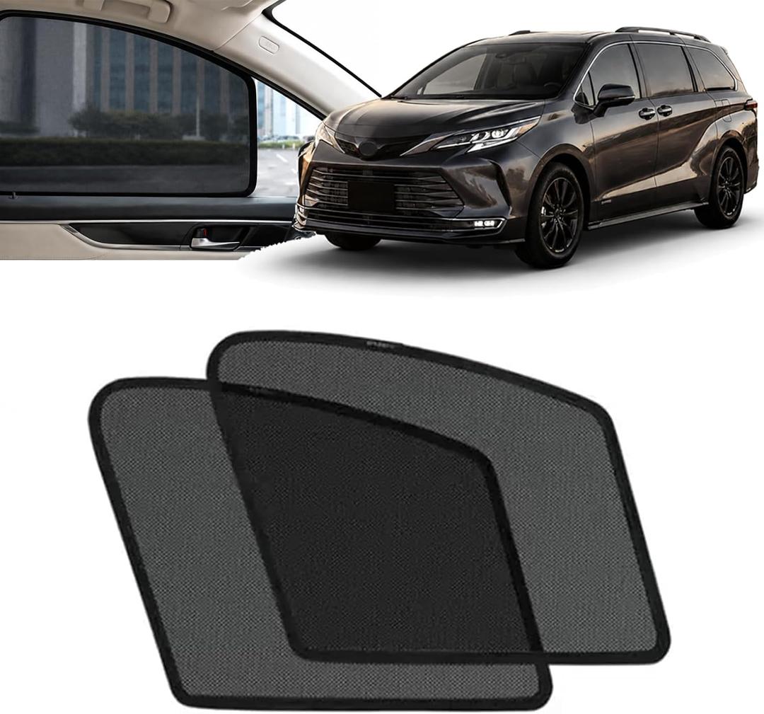 Car Side Window Shades for Toyota Sienna 2021-2026, 2PCS Front