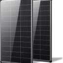 400w Solar Panel,2pcs 200 Watt Bifacial Solar Panel,12V N-Type