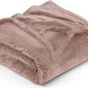Utopia Bedding Fleece Blanket King Size Rose Pink 300GSM Luxury Anti-Static Fuzzy Soft Microfiber Bed Blanket (90x102 Inch)