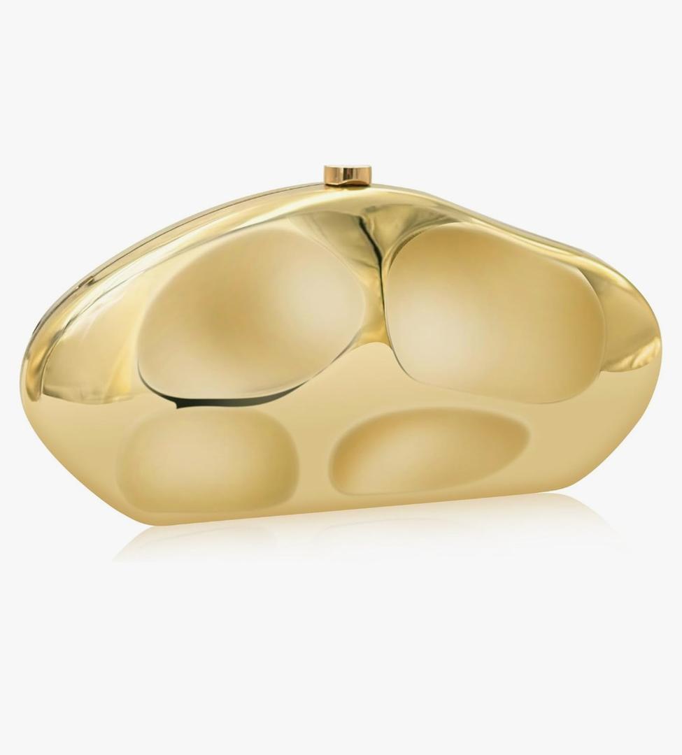 Acrylic Clutch Purse Formal Evening Bag Metallic Clutch for Women Prom Wedding Dress Clutch Bag