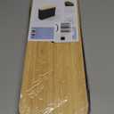 LONBET Toilet Paper Storage for 12 Rolls, Stackable & Foldable - The Ultimate Bathroom Organizer - Waterproof Basket with Bamboo Lid - Elegant Toilet Paper Storage Holder, Black