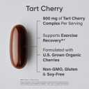 Sports Research Tart Cherry Capsules - Made from Montmorency Tart Cherries - Non-GMO & Gluten Free - 60 Liquid Softgels