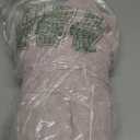 Lush Decor Farmhouse Textured Grommet Sheer Window Curtain Panel Pair, 38"W x 84"L, Blush