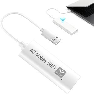 Portable WiFi Hotspot for Travel,4G LTE Mobile Hotspot Device,WiFi 6 USB Wireless Router,28 Global Bands,Switchable Operators, Pocket WiFi for 200+ Countries,for Travel, Car, Business Office