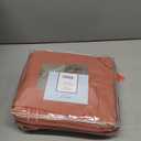 Clara Clark Full XL Bed Sheet Set - Wrinkle, Fade, Stain Resistant, Deep Pocket Sheets - Luxury Soft Bedding Sheets & Pillowcases, Full XL Pink Clay