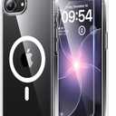 TAURI for iPhone 17e Case/for iPhone 16e Case, [Compatible with MagSafe] with Screen Protectors, Shockproof Military-Grade Protection, Magnetic Case for 17 e / 16 e, Clear