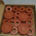 20 Pack Trimmer Spool Line for Worx,(WA0010)Replacement Trimmer Spool Line for Worx,Trimmer Line Refills 0.065 inch for Worx,Suitable for Worx String Trimmers(16 Pack Grass Trimmer Line,4 Trimmer Cap)