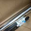 Motoforti 2.75" OD Straight Tubing Mandrel Exhaust Tube Pipe 40" Length T304 Stainless Steel Universal Fit Piping Silver Tone