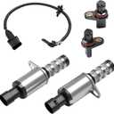 Engine Variable Valve Timing VVT Solenoid w/Crankshaft & Camshaft Position Sensor Kit, for Chevrolet Cruze Limited Sonic, 2011-2018, L4 1.8L, 918-006, 55565708