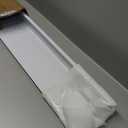 3 Ft Baseboard Heater Cover with Left and Right End Caps White Baseboard Radiator Covers for Bathroom Hydronic System