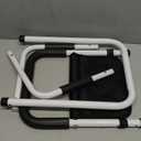 Hopelight Adjustable Bed Rail Support Handle with Storage Pouch, White and Black, Height Assist Safety Guard, Adjustable Bed Assist Rails for Seniors & Patients - Fits All Beds, Tool-Free Assembly