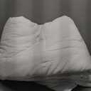 Reversible Lightweight Microfiber All Season Comforter Blanket, 98"x120", White