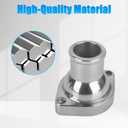 Straight Up Water Neck Aluminum Polished Thermostat Housing Compatible with 1997-up LSx Engines Compatible with Chevy GM Ls1 Ls2 Ls3 Ls7 Ls9 Lsa L76 L92 Engines 4932