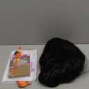 GORGIUS Glueless Natural Black Wavy Wigs HD Transparent Lace Front Wigs Put On Go Wigs Pre Plucked Crafted with Style-Archive Technology: Premium Fiber & Remy Human Hair Blend with Natural Hairline