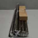 Extra Long Curtain Rods for Windows 72 to 144 Inch, Bronze 1 Inch Heavy Duty Window Treatment Rods, Adjustable Modern Decorative Drapery Rod, Spliced Curtain Pole with Oil Bronze Round Finial