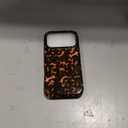 Jusy Compatible with MagSafe Brown Tortoise Shell Print Phone Case for iPhone 17 Pro, Amber Trendy Luxury Magnetic Soft TPU and Hard PC Protective Phone Cover for Women Girls - Turtle Shell