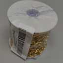 Jishi 16ft Aluminium Curb Chain Roll, Thick Twisted Chain Links, Gold Plated Metal Craft Chain Curb Link Chain Spool for Jewelry Making Necklace Bracelet DIY Crafts, Jewelry Making Findings Supplies