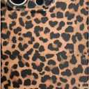 3 x Brown Cheetah Print Phone Case for iPhone 16 Pro 6.3in - Cute and Chic Trendy Retro Tortoise Leopard Classic Soft Slim Protective Cover for Cool Girls and Elegant Women