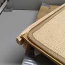 Sisal Cat Scratcher Ramp,Tilted Natural Wood Vertical Scratcher Pad for Cats with Sisal Scratching Board Durable Adjustable Height Pet Scratching Pads for Indoor Dogs Kitten Holding up to 80LBS