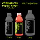 vitaminwater Refresh Tropical Mango Nutrient Enhanced Flavored Water Beverage, 20 fl oz Bottles, 12 Pack (EXP 02/23/26)