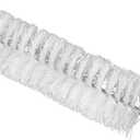 EISCO Nylon Cleaning Brush with Fan-Shaped End, 15" - Twisted Stainless Steel Wire Handle - Ideal for 1.6" - 2" Diameter Glassware, Beakers, Test Tubes, Cylinders, Flasks, Cups, Jars, Vases