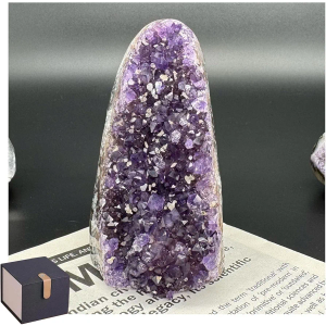 oHpHq Natural Amethyst Crystal - One Product one Image, Real Amatista Piedra and Raw Quartz Rock Bulk, Healing Stones for Spiritual, More New Products are Being Continuously Added (181-1.15 lbs)