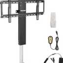 VEVOR Motorized TV Lift Stroke Length 31 Inches Motorized TV Mount Fit for Max.60 Inch Lift with Remote Control Height Adjustable 42-73 Inch,Load Capacity 132 Lbs