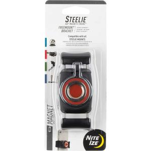 Nite Ize STF-01-R7 Original Steelie FreeMount Bracket - Additional FreeMount for Steelie Magnetic Phone Mounting Systems Black (Small)