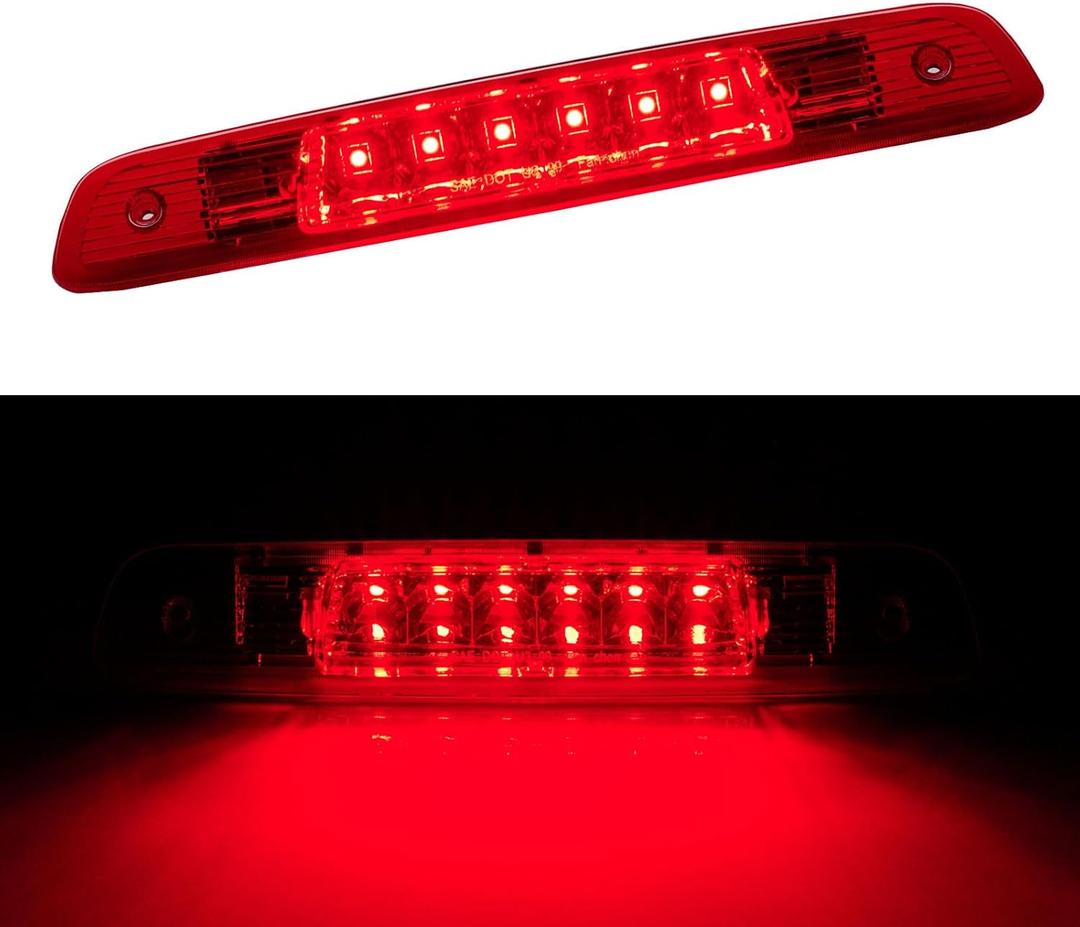 Cxdar Third 3rd Brake Light LED for 2001 2002 2003 Toyota Highlander, High Mount Rear Brake Lights Assembly for 01 02 03 Highlander, Waterproof Center Cab Lamp Stop Light