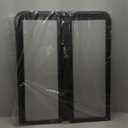 Mr IRONSTONE 3 Panel Fireplace Screen 51.5" W x 32.5" H Modern Foldable with Wrought Metal Decorative Mesh, Heavy Duty Fire Spark Guard Cover for Home Decor Indoor, Black