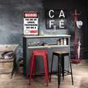 Funny No Trespassing Signs Metal Signs Vintage Warning Tin Sign For Yard No Tresspassing Private Property Metal Sign Outdoor Garage Decor For Men You Are No Longer Trespassing You Are A Target Tin Sign 8x12 Inch (01)