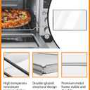 WB56X22160 Oven Door Glass Replacement for GE Kenmore,Tempered Double-Layer