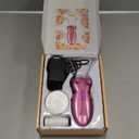 Women Facial Threading Hair Removal, USB Rechargeable Electric Beauty Epilator Trimmer Cotton Threading for Women, Chin, Lip, Arms, Legs, Cotton Thread