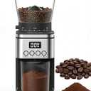 Conical Burr Coffee Grinder Electric,Stainless Steel Coffee Grinder for Home, Adjustable Burr Grinder with 30 Grind Settings, Digital Timer & 2-12 Cup Control, Removable Sealed Hopper, Easy Clean