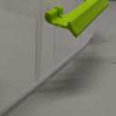 2 Layer Plastic Storage Containers with Lids, Multipurpose Clear Stack & Carry Box, Portable Craft Organizers and Storage Bin for Organizing Art & Craft, Sewing, Makeup, Nail Supplies (Green)