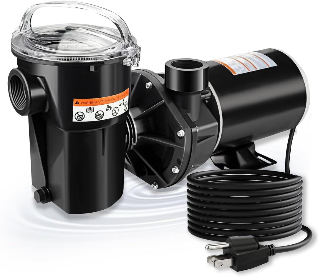 W3SP1580X15 Pool Pump motor Compatible with Hayward Power Flo LX 1.5 HP,Single Speed Swimming Pump Replacement for speed motor Above Ground Pool Pump 3450RPM, 89407001,115V