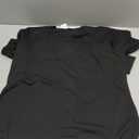 XIEERDUO Womens Tunic Tops to Wear with Leggings Long Sleeve Thumb Hole Shirts Crew Neck Curved Hem, L