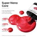 5 x modelones Red Gel Nail Polish Glitter Red Gel Polish Soak Off UV LED Lamp Gel Polish Christams New Year Manicure Gift for Women Girl 15ML (A1-Shimmer Red)