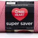 RED HEART Super Saver Yarn, Light Raspberry (Single)
