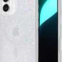 kate spade new york iPhone 16 Case - Compatible with MagSafe - Designer Phone Case - Chunky Glitter Iridescent