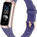 Fitness Tracker with Step Counter/Calories/Stopwatch, Activity Tracker, Health Tracker with Heart Rate Monitor, Sleep Tracker,1.10''AMOLED Touch Color Screen, Pedometer Watch for Women Men